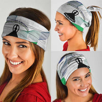 Lesotho Neck Gaiter Coat Of Arms With Kente Pattern - Wonder Print Shop