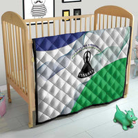 Lesotho Quilt Coat Of Arms With Kente Pattern - Wonder Print Shop