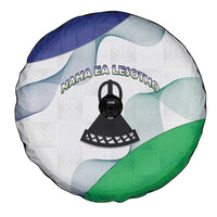 Lesotho Spare Tire Cover Coat Of Arms With Kente Pattern - Wonder Print Shop