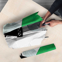 Lesotho Umbrella Coat Of Arms With Kente Pattern - Wonder Print Shop