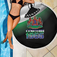 Lesotho 1966 Beach Blanket Happy Independence Day - Wonder Print Shop