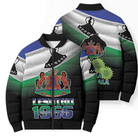 Lesotho 1966 Bomber Puffer Jacket Happy Independence Day - Wonder Print Shop