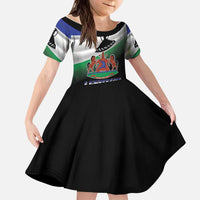 Lesotho 1966 Kid Short Sleeve Dress Happy Independence Day - Wonder Print Shop