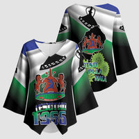 Lesotho 1966 Kimono Sleeve Blouse Happy Independence Day - Wonder Print Shop