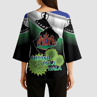 Lesotho 1966 Kimono Sleeve Blouse Happy Independence Day - Wonder Print Shop