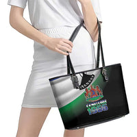 Lesotho 1966 Leather Tote Bag Happy Independence Day - Wonder Print Shop