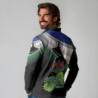 Lesotho 1966 Long Sleeve Polo Shirt Happy Independence Day - Wonder Print Shop