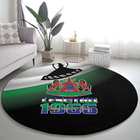Lesotho 1966 Round Carpet Happy Independence Day - Wonder Print Shop