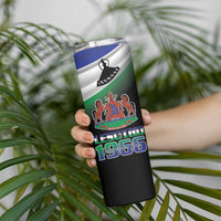 Lesotho 1966 Skinny Tumbler Happy Independence Day - Wonder Print Shop