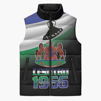 Lesotho 1966 Sleeveless Puffer Jacket Happy Independence Day - Wonder Print Shop