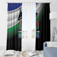 Lesotho 1966 Window Curtain Happy Independence Day - Wonder Print Shop