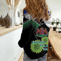 Lesotho 1966 Women Casual Shirt Happy Independence Day - Wonder Print Shop