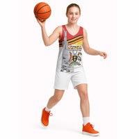 Personalized Uganda Independence Day Basketball Jersey Independence Monument - Coat Of Arms - Wonder Print Shop