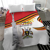 Uganda Independence Day Bedding Set Independence Monument - Coat Of Arms - Wonder Print Shop