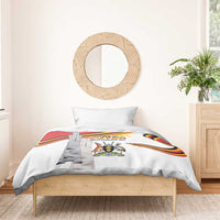 Uganda Independence Day Bedding Set Independence Monument - Coat Of Arms - Wonder Print Shop