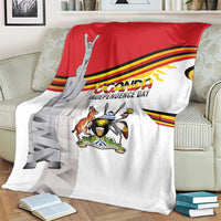 Uganda Independence Day Blanket Independence Monument - Coat Of Arms - Wonder Print Shop