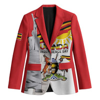 Personalized Uganda Independence Day Blazer Independence Monument - Coat Of Arms - Wonder Print Shop