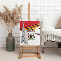 Uganda Independence Day Canvas Wall Art Independence Monument - Coat Of Arms - Wonder Print Shop