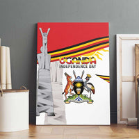 Uganda Independence Day Canvas Wall Art Independence Monument - Coat Of Arms - Wonder Print Shop
