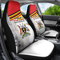 Uganda Independence Day Car Seat Cover Independence Monument - Coat Of Arms - Wonder Print Shop