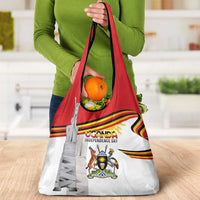 Uganda Independence Day Grocery Bag Independence Monument - Coat Of Arms - Wonder Print Shop