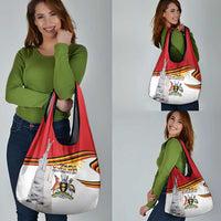 Uganda Independence Day Grocery Bag Independence Monument - Coat Of Arms - Wonder Print Shop