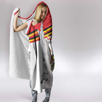 Uganda Independence Day Hooded Blanket Independence Monument - Coat Of Arms - Wonder Print Shop