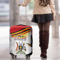 Uganda Independence Day Luggage Cover Independence Monument - Coat Of Arms - Wonder Print Shop