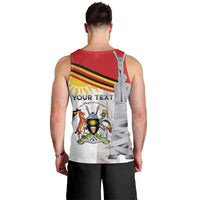 Personalized Uganda Independence Day Men Tank Top Independence Monument - Coat Of Arms - Wonder Print Shop