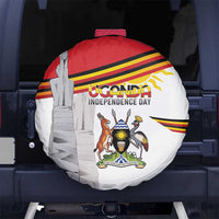 Uganda Independence Day Spare Tire Cover Independence Monument - Coat Of Arms - Wonder Print Shop