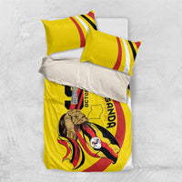 Uganda Bedding Set 63rd Anniversary Of Independence - Wonder Print Shop