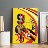 Uganda Canvas Wall Art 63rd Anniversary Of Independence - Wonder Print Shop