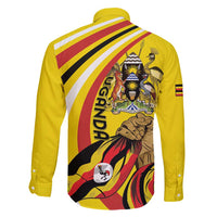 Uganda Family Matching Long Sleeve Bodycon Dress and Hawaiian Shirt 63rd Anniversary Of Independence - Wonder Print Shop