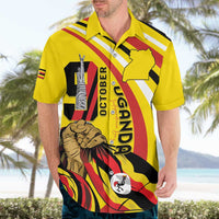 Uganda Hawaiian Shirt 63rd Anniversary Of Independence - Wonder Print Shop