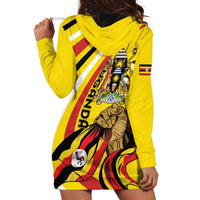 Uganda Hoodie Dress 63rd Anniversary Of Independence - Wonder Print Shop