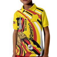 Uganda Kid Polo Shirt 63rd Anniversary Of Independence - Wonder Print Shop