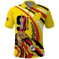 Uganda Polo Shirt 63rd Anniversary Of Independence - Wonder Print Shop
