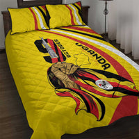 Uganda Quilt Bed Set 63rd Anniversary Of Independence - Wonder Print Shop