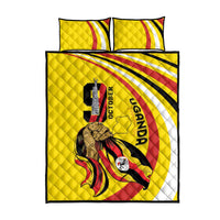 Uganda Quilt Bed Set 63rd Anniversary Of Independence - Wonder Print Shop