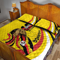 Uganda Quilt Bed Set 63rd Anniversary Of Independence - Wonder Print Shop