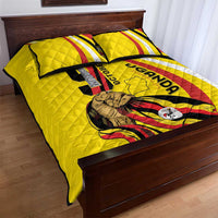 Uganda Quilt Bed Set 63rd Anniversary Of Independence - Wonder Print Shop