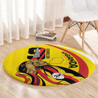 Uganda Round Carpet 63rd Anniversary Of Independence - Wonder Print Shop