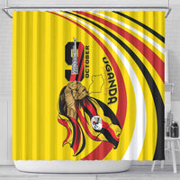 Uganda Shower Curtain 63rd Anniversary Of Independence - Wonder Print Shop