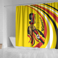 Uganda Shower Curtain 63rd Anniversary Of Independence - Wonder Print Shop