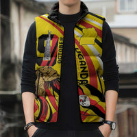 Uganda Sleeveless Puffer Jacket 63rd Anniversary Of Independence - Wonder Print Shop