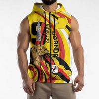 Uganda Sleeveless Zip Hoodie 63rd Anniversary Of Independence - Wonder Print Shop