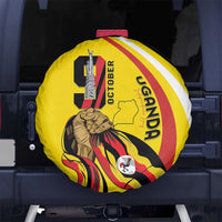 Uganda Spare Tire Cover 63rd Anniversary Of Independence - Wonder Print Shop