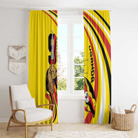 Uganda Window Curtain 63rd Anniversary Of Independence - Wonder Print Shop