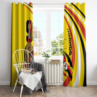 Uganda Window Curtain 63rd Anniversary Of Independence - Wonder Print Shop