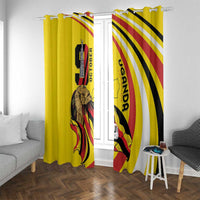 Uganda Window Curtain 63rd Anniversary Of Independence - Wonder Print Shop